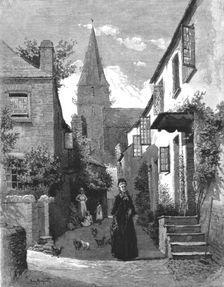 " Madame Leroux"; By Francis Eleanor Trollope; Lady Charlotte walked meditatively up... 1890. Creator: Percy Macquoid