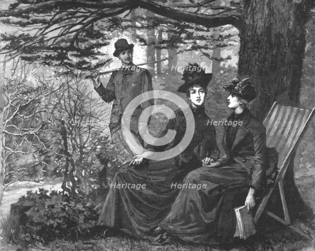 ' Madame Leroux'; By Francis Eleanor Trollope; Mildred was usually to be foundestablished under one  Creator: Percy Macquoid.