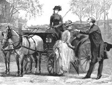 " Madame Leroux"; By Francis Eleanor Trollope; Mr. Shard conducted Mildred---very shy... 1890. Creator: Percy Macquoid