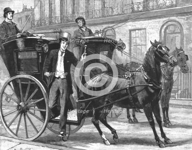 '" Madame Leroux"; By Francis Eleanor Trollope; "Now, then, are these young ladies ready?', 1890. Creator: Percy Macquoid.