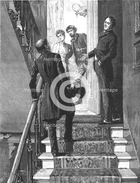 '" Madame Leroux"; By Francis Eleanor Trollope; The two persons whose dancing had been...', 1890. Creator: Percy Macquoid.