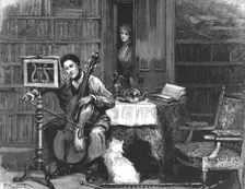 Madame Leroux'; By Francis Eleanor Trollope; There sat Mr. Tudway Didear attired in a dark flannel Creator: Percy Macquoid