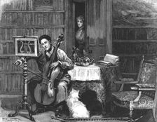 Madame Leroux'; By Francis Eleanor Trollope; There sat Mr. Tudway Didear attired in a dark flannel Creator: Percy Macquoid