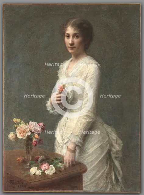 Madame Lerolle, 1882. Creator: Henri Fantin-Latour (French, 1836-1904).