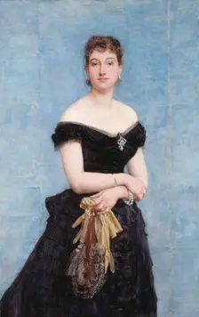Madame Louis Singer, 1884. Creator: Paul-Jacques-Aime Baudry