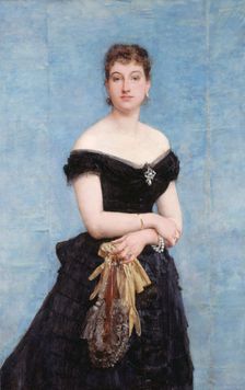 Madame Louis Singer, 1884. Creator: Paul-Jacques-Aime Baudry