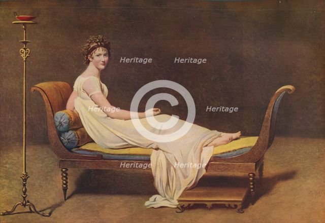 'Madame Recamier', 1800, (c1915). Creator: Jacques-Louis David.