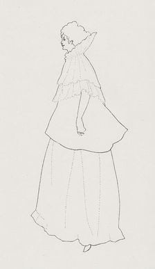 Madame Réjane, 1894. Creator: Aubrey Beardsley