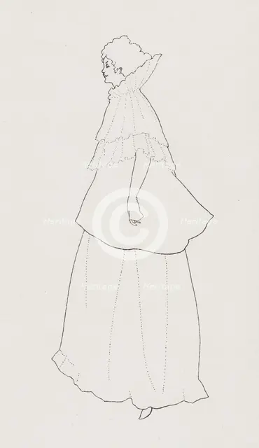 Madame Réjane, 1894. Creator: Aubrey Beardsley.
