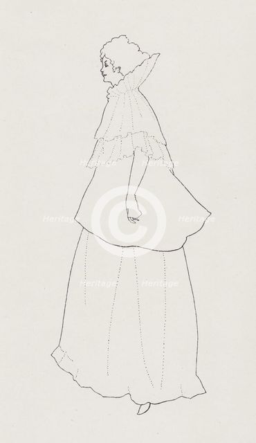 Madame Réjane, 1894. Creator: Aubrey Beardsley.