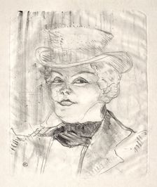 Madame Réjane, 1899. Creator: Henri de Toulouse-Lautrec (French, 1864-1901)