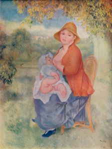Madame Renoir allaitant son enfant c1885 (1932). Artist: Pierre-Auguste Renoir