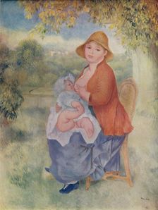 Madame Renoir allaitant son enfant c1885 (1932). Artist: Pierre-Auguste Renoir