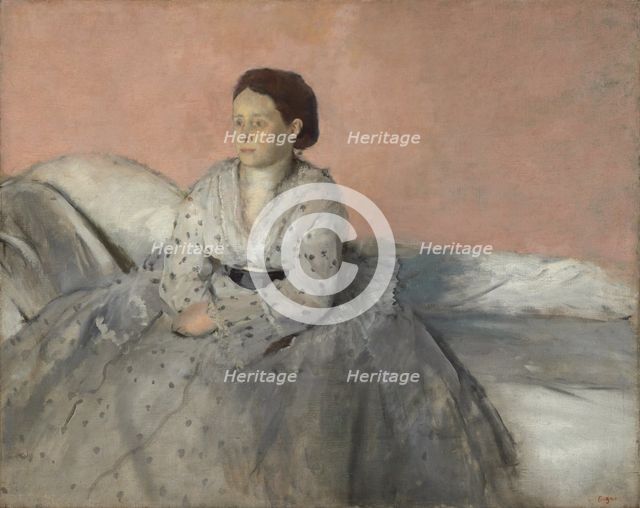 Madame René de Gas, 1872/1873. Creator: Edgar Degas.