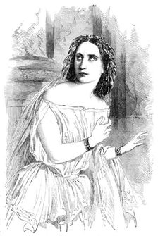 Madame Ristori, at the Lyceum Theatre, 1856. Creator: Unknown