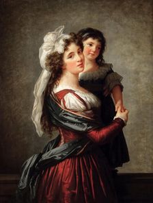 Madame Rousseau and her Daughter, 1789