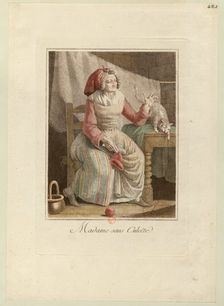 Madame Sans-Culotte, ca 1794. Creator: Anonymous