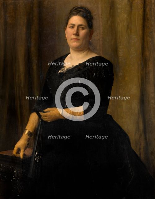 Madame Spée, 1890. Creator: Edouard De Jans.