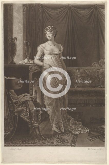 Madame Talleyrand, ca. 1808. Creator: William Dickinson.