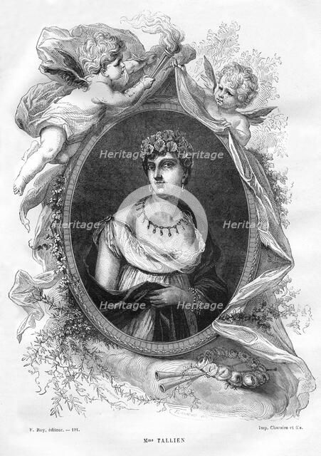 Madame Tallien, late 18th century (1882-1884).Artist: Charaire et fils