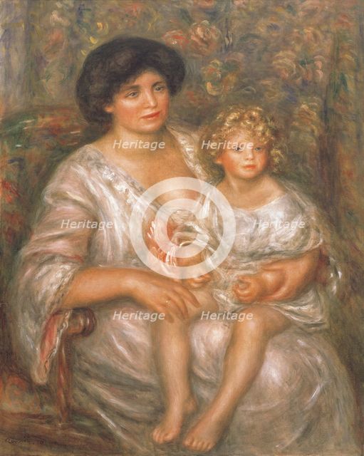 Madame Thurneyssen and her Daughter, 1910.