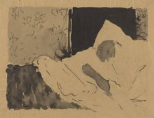 Madame V. Sleeping, c. 1892. Creator: Edouard Vuillard