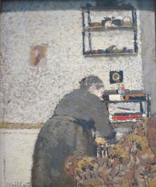 Madame Vuillard in a Drawing Room, 1893. Creator: Edouard Vuillard