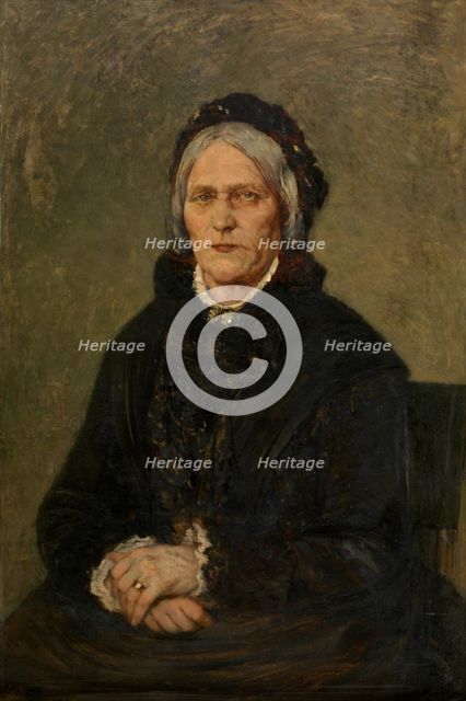 Madame Van Camp, the Artist's Mother, mid-late 19th century. Creator: Camille Van Camp.