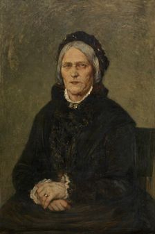Madame Van Camp, the Artist's Mother, mid-late 19th century. Creator: Camille Van Camp