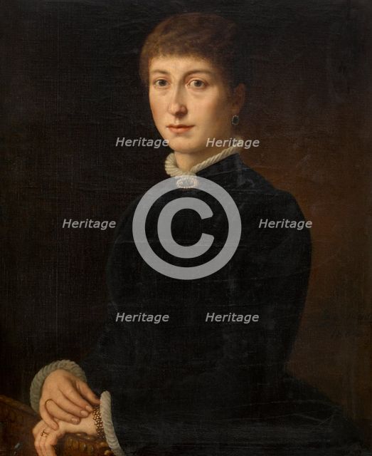Madame Van Soom, 1883. Creator: Eugene Siberdt.