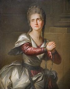 Madame Vestris as Électre in a Tragedy by Prosper Jolyot Crébillon, 1778. Creator: Lenoir, Simon Bernard (1729-1791)