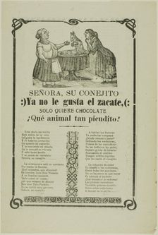 Madame, Your Little Rabbit..., n.d. Creator: Manuel Manilla