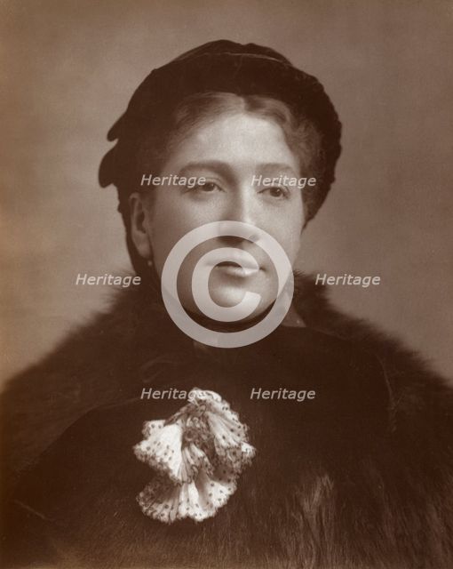 Madge Kendal, British actress and theatre manager, 1883. Artist: St James's Photographic Co