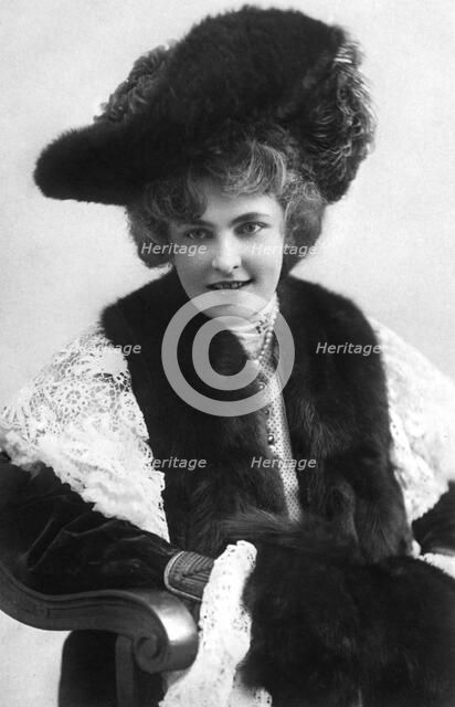 Madge Lessing (1866-1932), German actress, 1900s. Artist: Unknown