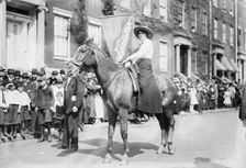 Madge Udall, Suffrage parade, 1913. Creator: Bain News Service