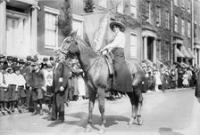 Madge Udall, Suffrage parade, 1913. Creator: Bain News Service