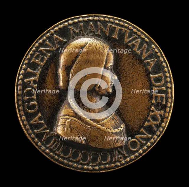 Maddalena of Mantua [obverse], 1504. Creator: Unknown.