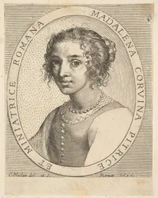 Maddalena Corvina, 1636. Creator: Claude Mellan