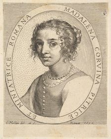 Maddalena Corvina, 1636. Creator: Claude Mellan