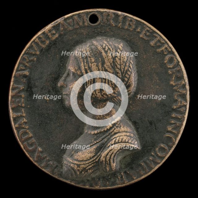 Maddalena Rossi [obverse], probably c. 1500/1530. Creator: Unknown.