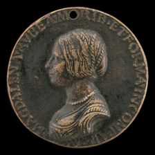 Maddalena Rossi [obverse], probably c. 1500/1530. Creator: Unknown
