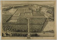 Maddingley, plate 57 from Britannia Illustrata, published 1707. Creator: Johannes Kip