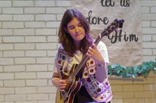 Maddy Salter, International Women’s Day, NJA Fundraiser, Baptist Church, Loughton, Essex, 2025. Creator: Brian O'Connor