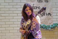 Maddy Salter, International Women’s Day, NJA Fundraiser, Baptist Church, Loughton, Essex, 2025. Creator: Brian O'Connor