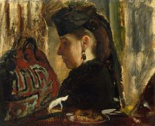 Mademoiselle Marie Dihau (1843-1935), 1867-68. Creator: Edgar Degas