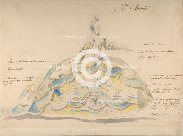 Mademoiselle Marie-Jeanne Fesch Chevallier, . Creator: Louis Rene Boquet.