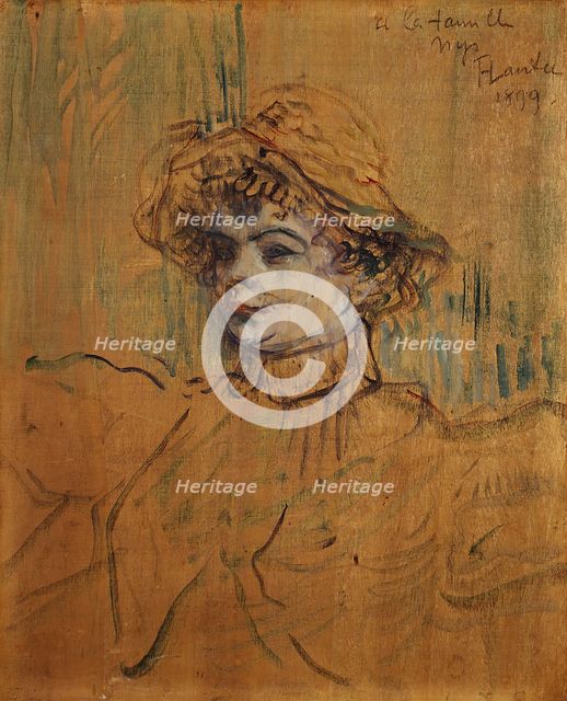 Mademoiselle Nys, 1899. Creator: Henri de Toulouse-Lautrec.