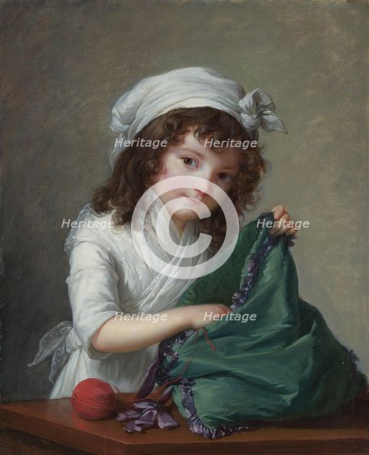 Mademoiselle Alexandrine-Emilie Brongniart, 1788. Creator: Vigée Le Brun, Louise Élisabeth (1755-1842).