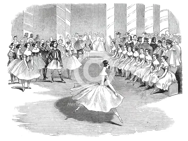 Mademoiselle Cerito, in the ballet of "Alma", 1844.  Creator: Unknown.