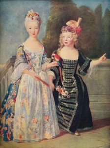 Mademoiselle De Bethisy and her brother c1715, (1911). Artists: Unknown, Alexis Simon Belle
